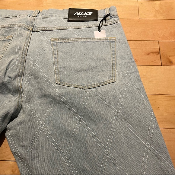 PALACE DIAMOND STITCH JEANS SIZE 34 BRAND NEW NEVER WORN - Picture 8 of 9